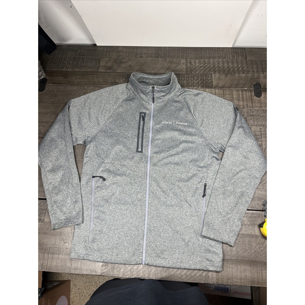 The North Face Gray Silver Jacket RN#61661 CA 30516 Full‎ Zip Men's Size Medium